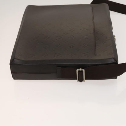 Louis Vuitton Steve Messenger Monogram Glace Leather, Brown, Leather, Handbag