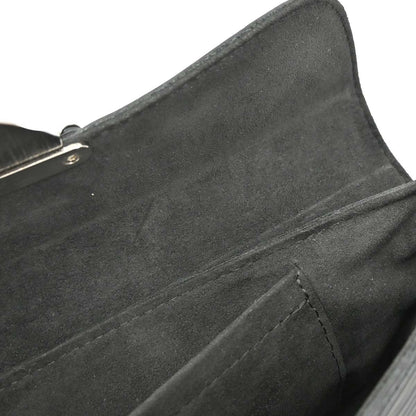 Louis Vuitton Montaigne Epi, Black, Leather, Handbag