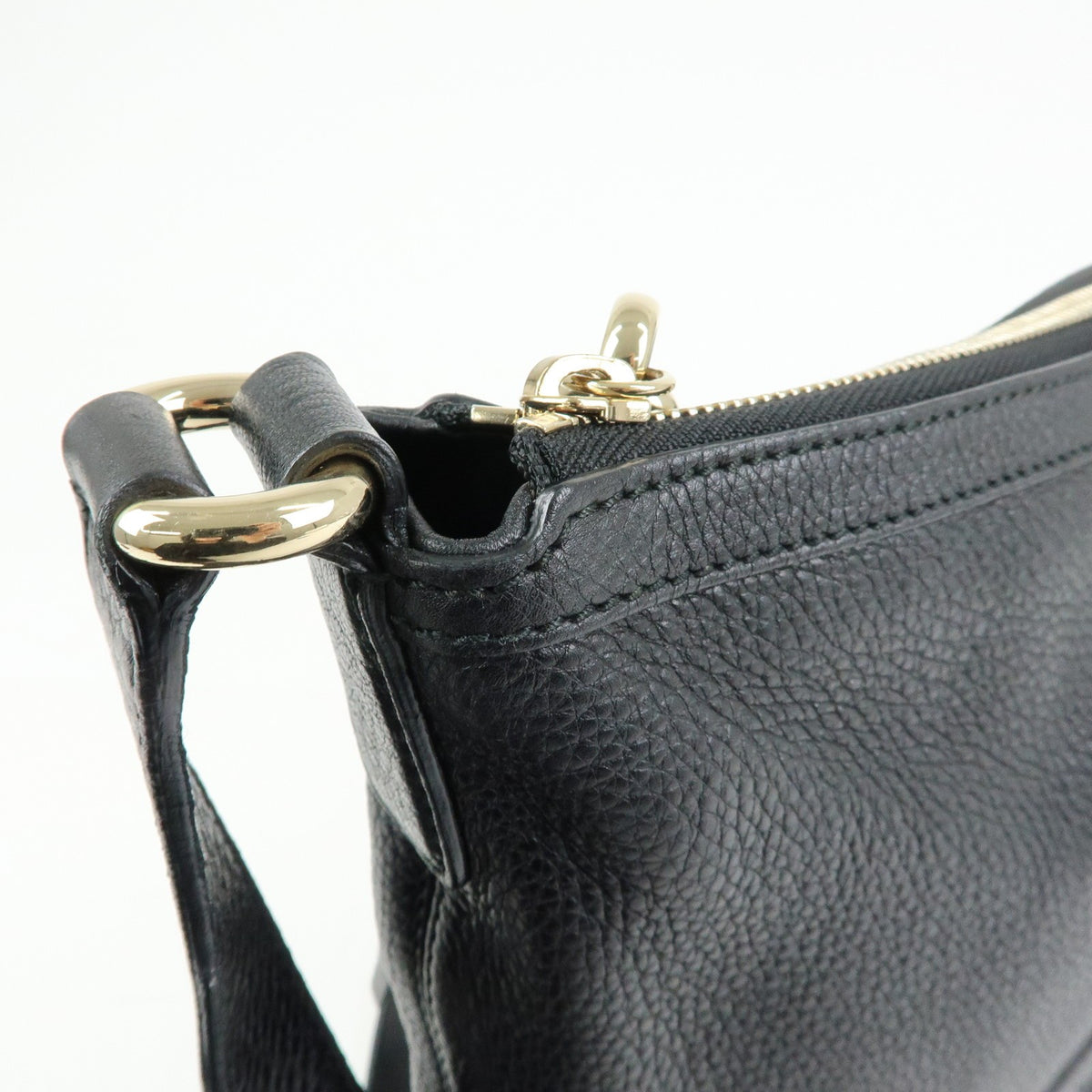 Gucci Soho Messenger Leather, Black, Leather, Handbag