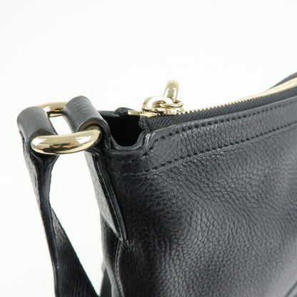 Gucci Soho Messenger Leather, Black, Leather, Handbag