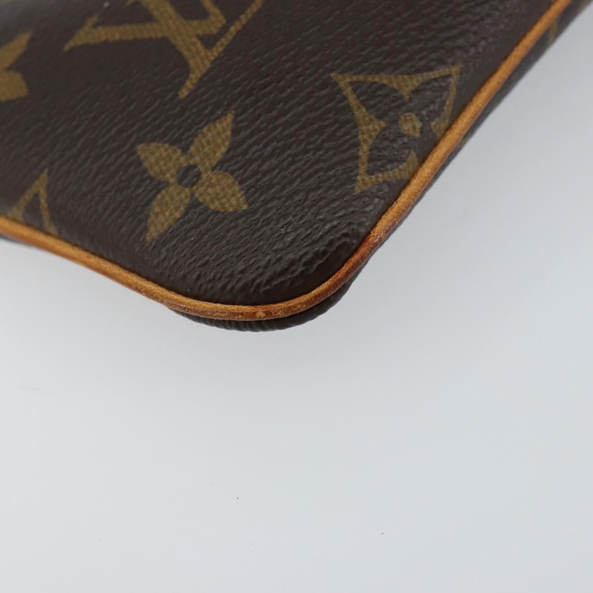 Louis Vuitton Milla Pochette Monogram Canvas, Brown, Canvas, Clutch