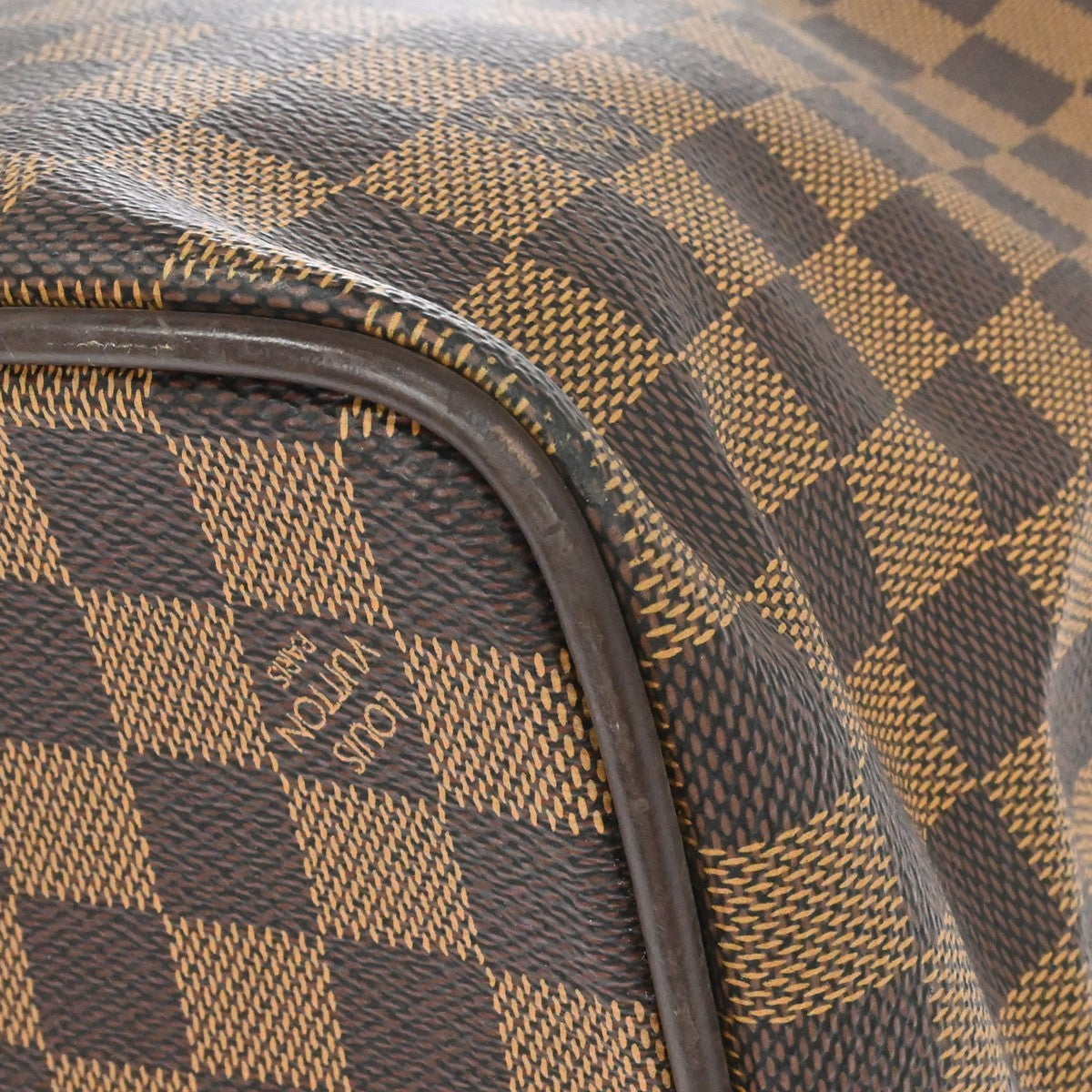 Louis Vuitton Greenwich Travel Damier Ebene, Brown, Canvas, Handbag