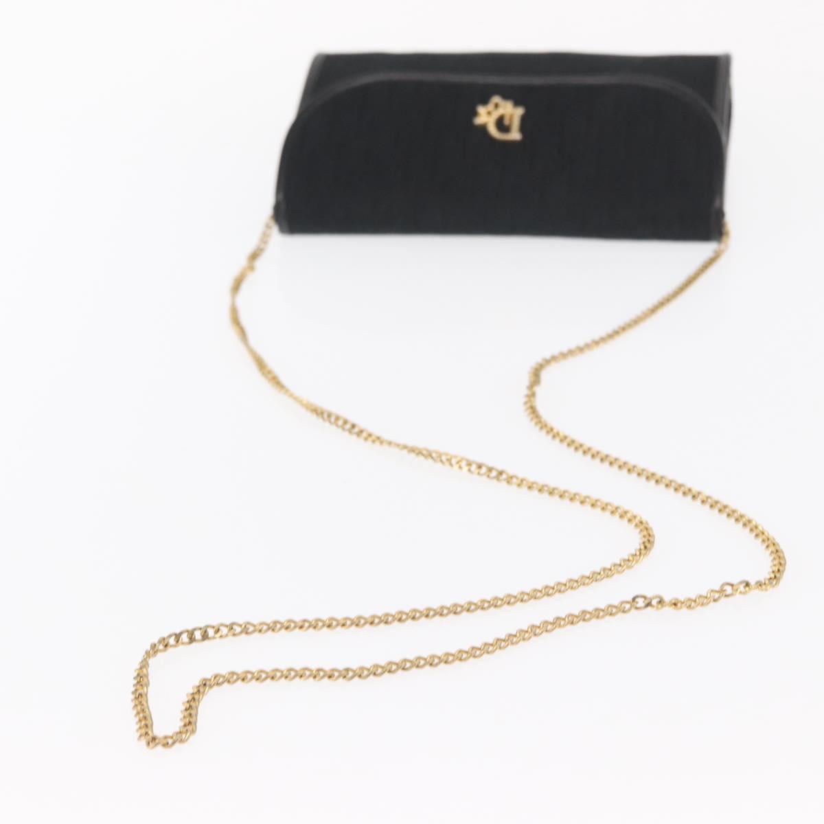 Christian Dior Vintage Trotter Shoulder Bag Canvas, BLACK, CANVAS, Shoulder bag