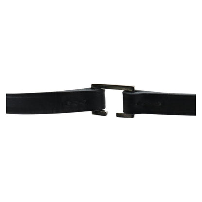 Hermes Météore Leather, Black, Leather, Necklace