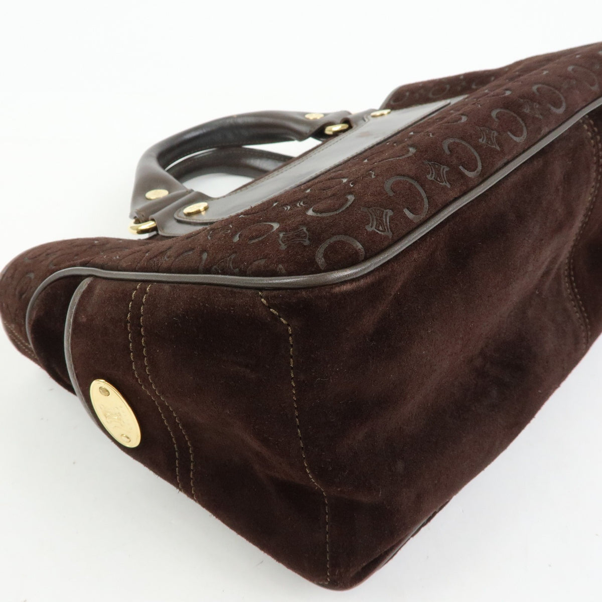 Celine Boogie Suede, Brown, Suede, Handbag