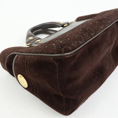 Celine Boogie Suede, Brown, Suede, Handbag