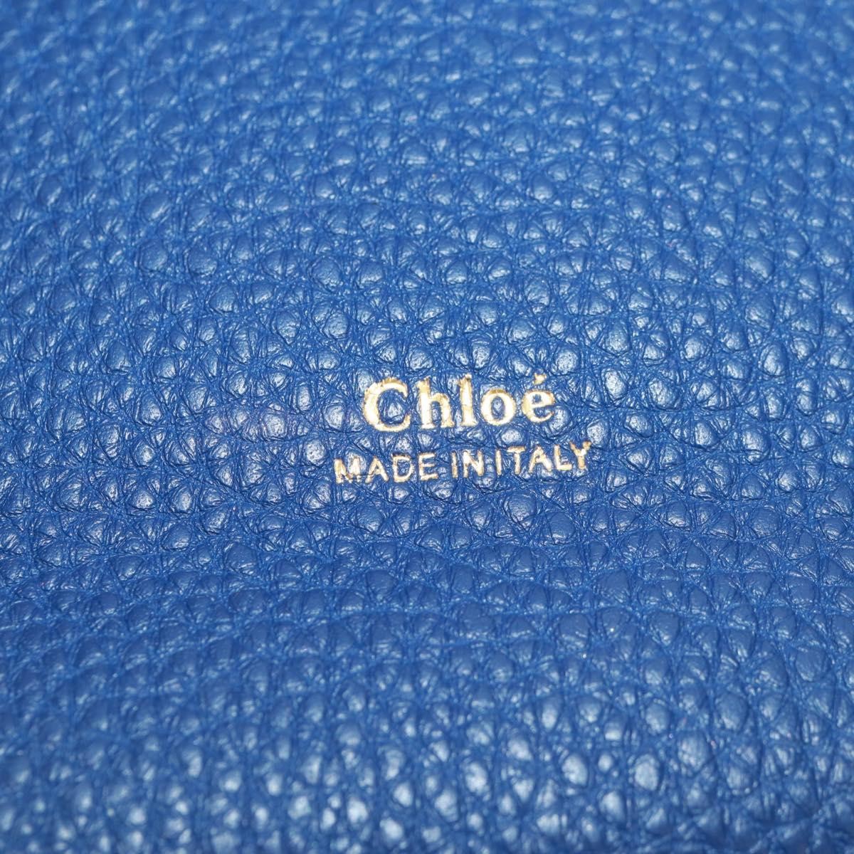 Chloe Aby Day Leather, Blue, Leather, Handbag