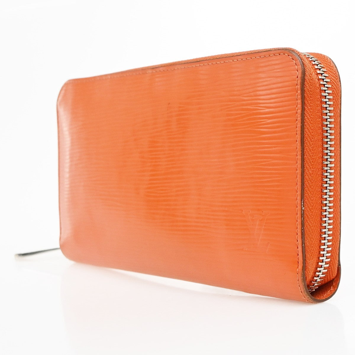 Louis Vuitton Zippy Epi Leather, Orange, Leather, Wallet
