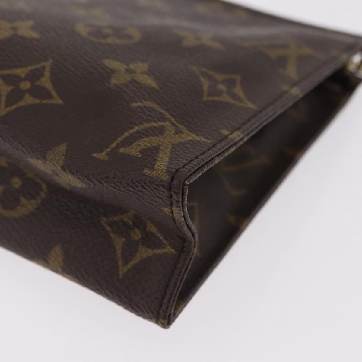 Louis Vuitton Toiletry Pouch Monogram Canvas, Brown, Canvas, Clutch