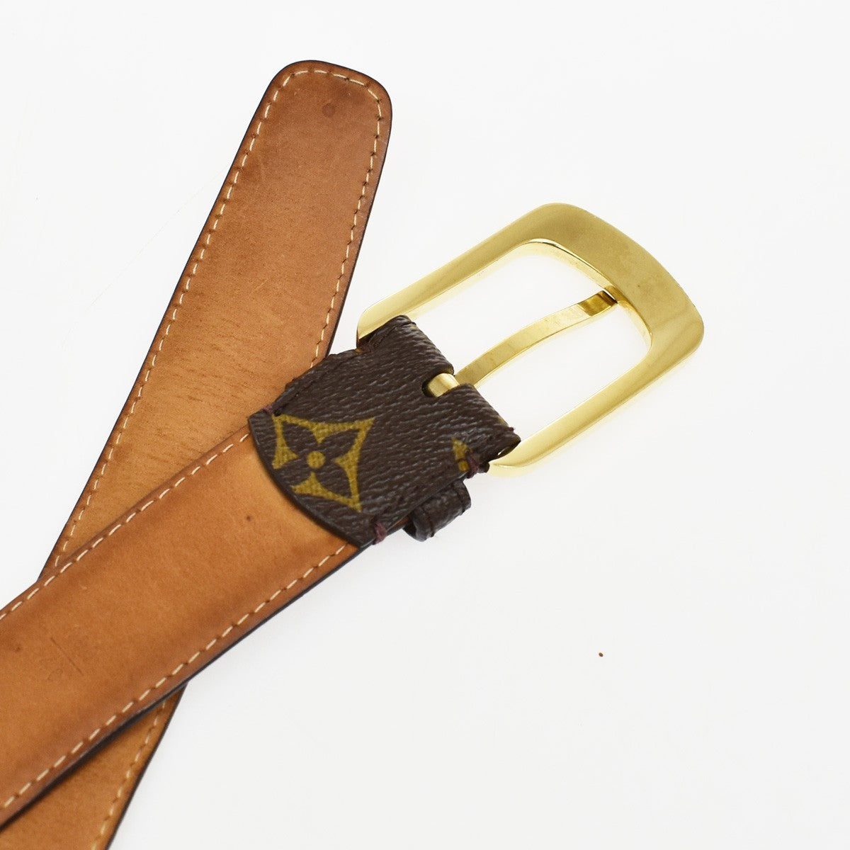 Louis Vuitton Ellipse Belt Monogram Canvas, Brown, Canvas, Belt