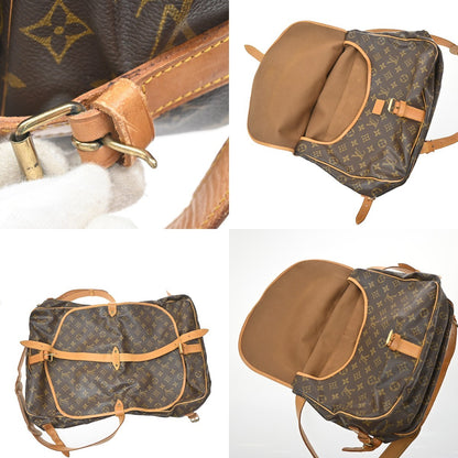 Louis Vuitton Saumur Monogram Canvas, Brown, Canvas, Shoulder Bag