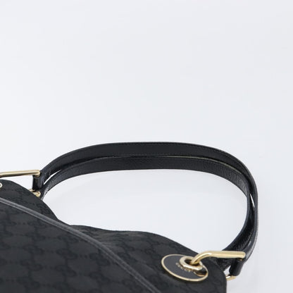 Gucci Twins Tote GG Canvas with Leather, Black, Canvas, Tote Bag