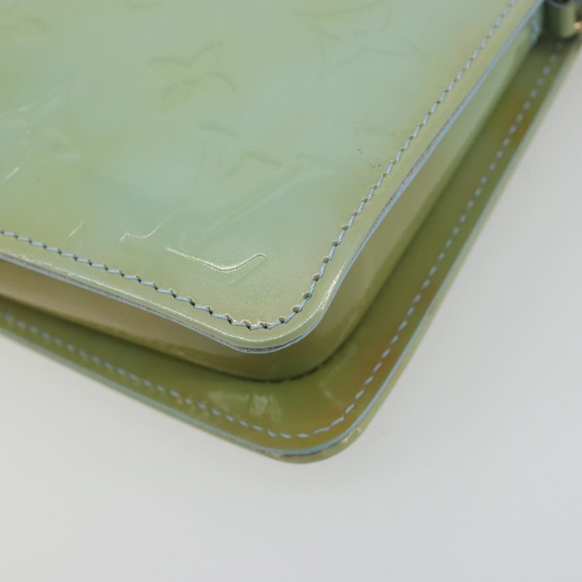 Louis Vuitton Lexington Pochette Monogram Vernis, Blue, Patent Leather, Clutch
