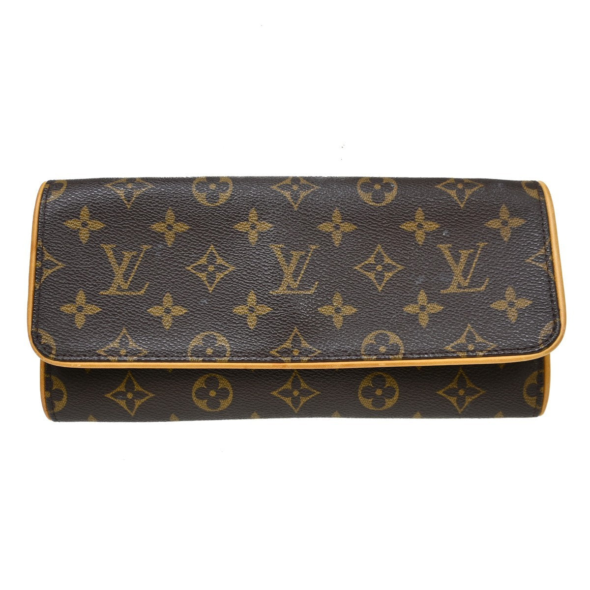 Louis Vuitton Twin Monogram Canvas, Brown, Canvas, Clutch