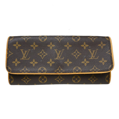 Louis Vuitton Twin Monogram Canvas, Brown, Canvas, Clutch