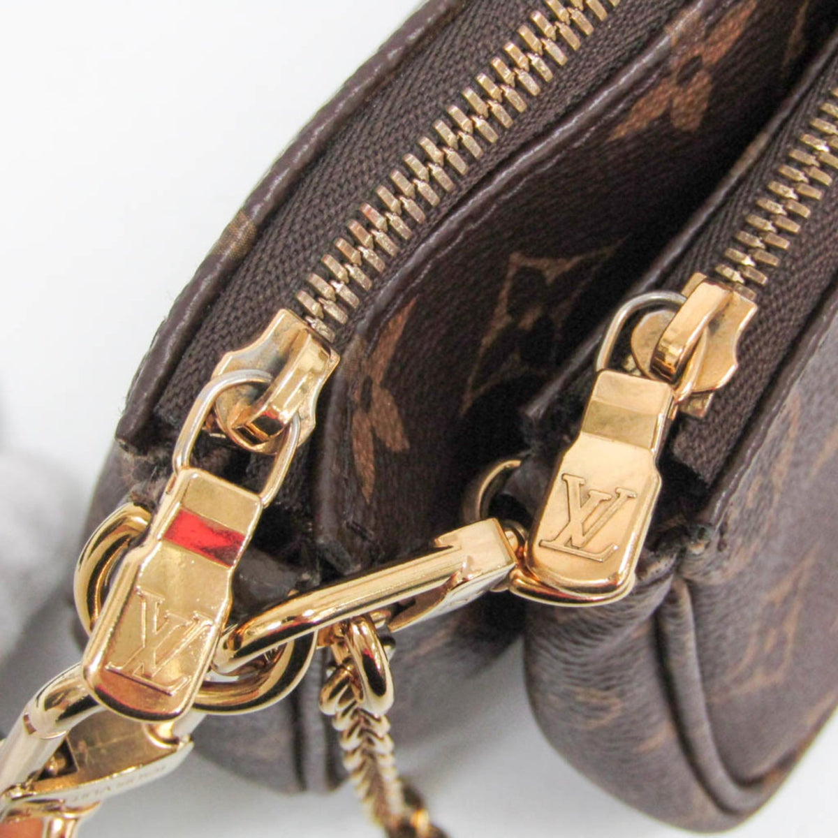 Louis Vuitton Multi Pochette Accessoires Pouch Monogram Canvas, Brown, Canvas, Clutch