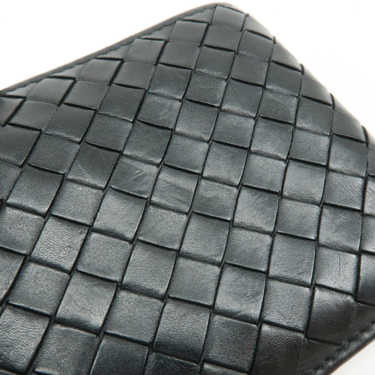 Bottega Veneta Bifold Intrecciato Nappa, Black, Leather, Wallet