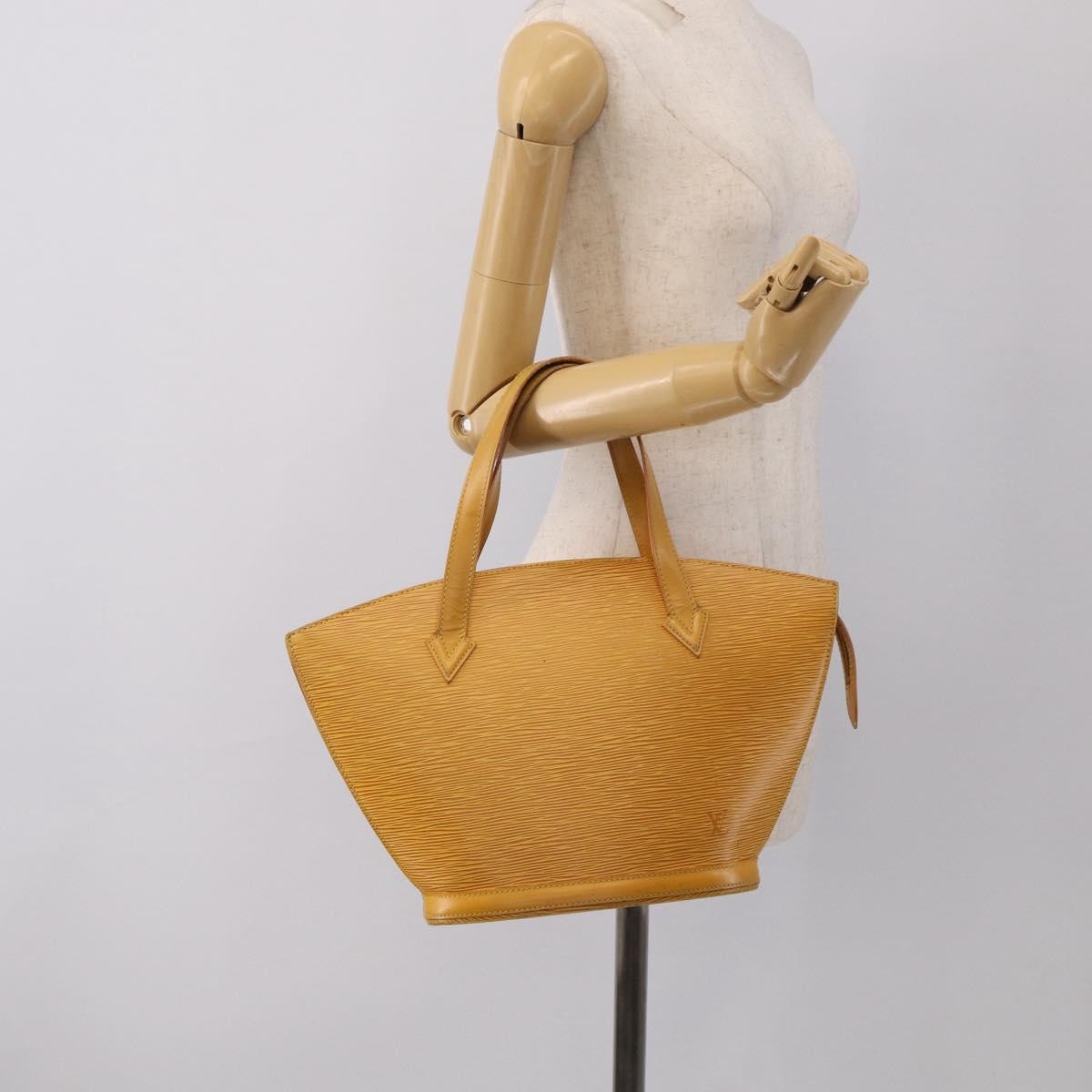 Louis Vuitton Saint Jacques Epi Leather, Yellow, Leather, Handbag