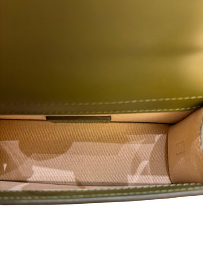 Jacquemus Le Grand Bambino Flap Leather, Green, Leather, Handbag