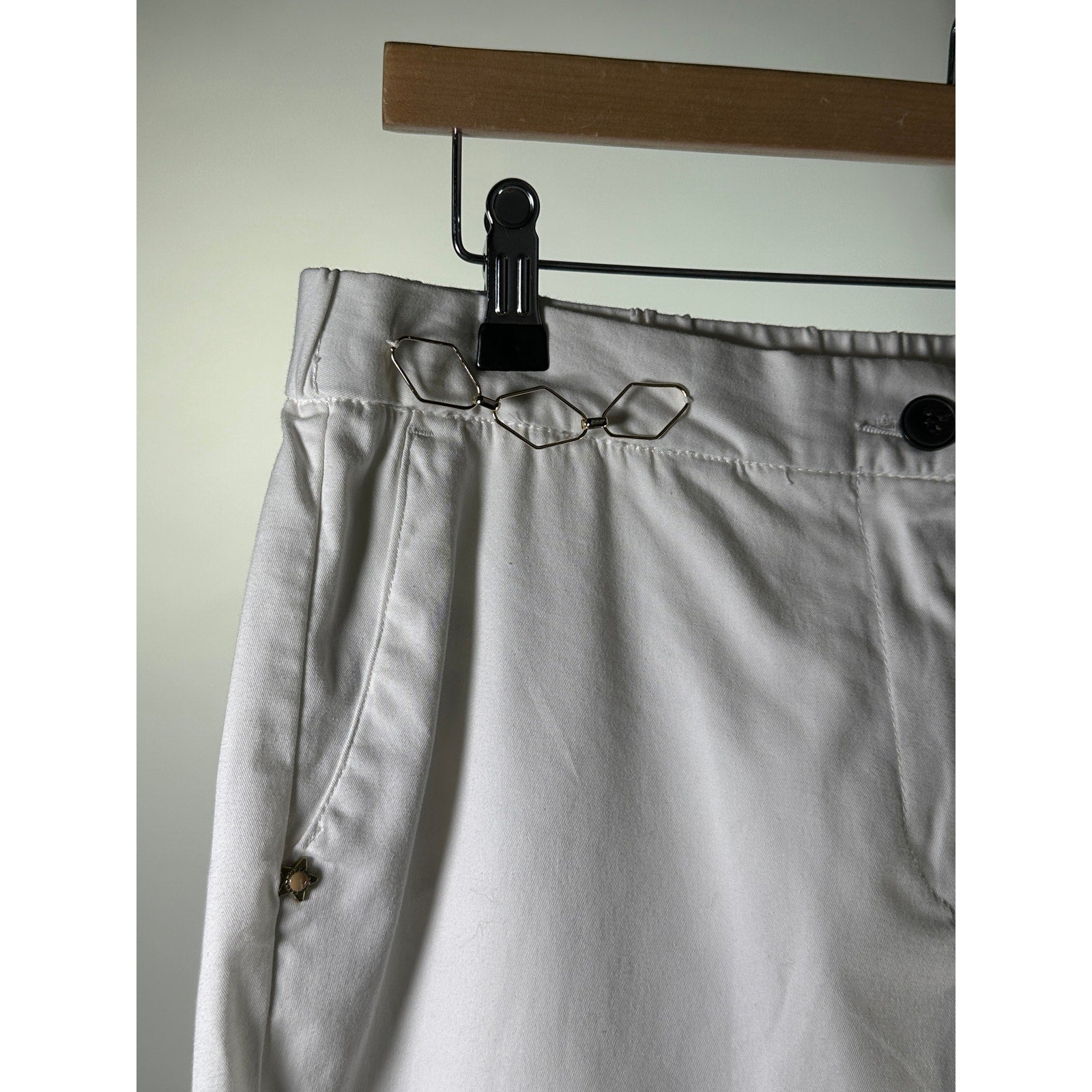White Sand Kick Flare Pants