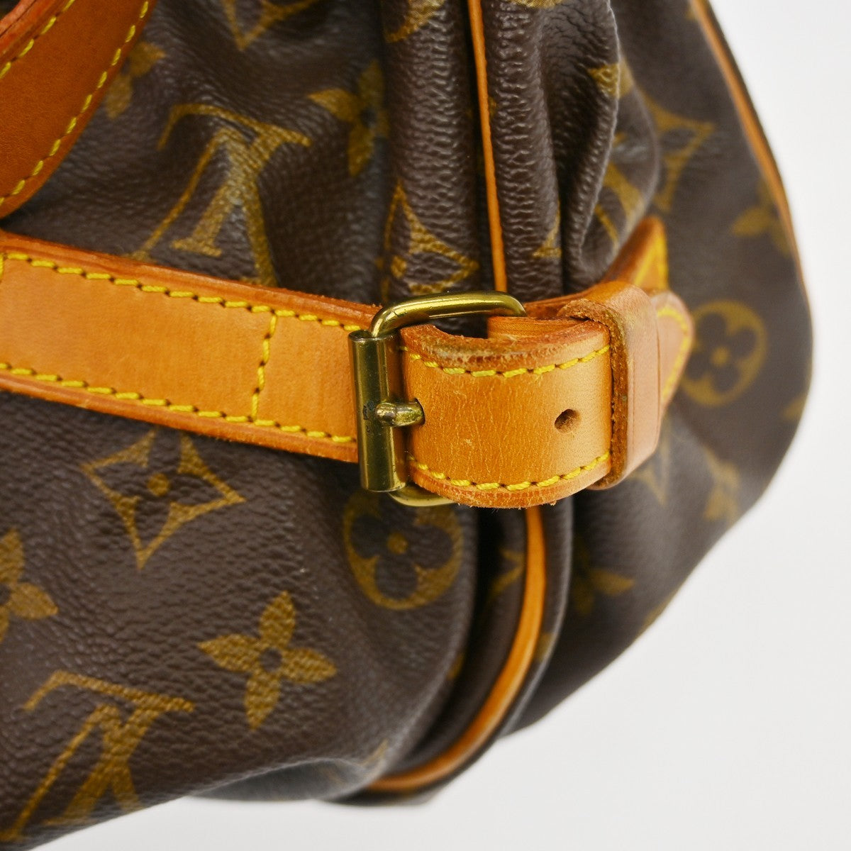 Louis Vuitton Saumur Monogram Canvas, Brown, Canvas, Shoulder Bag