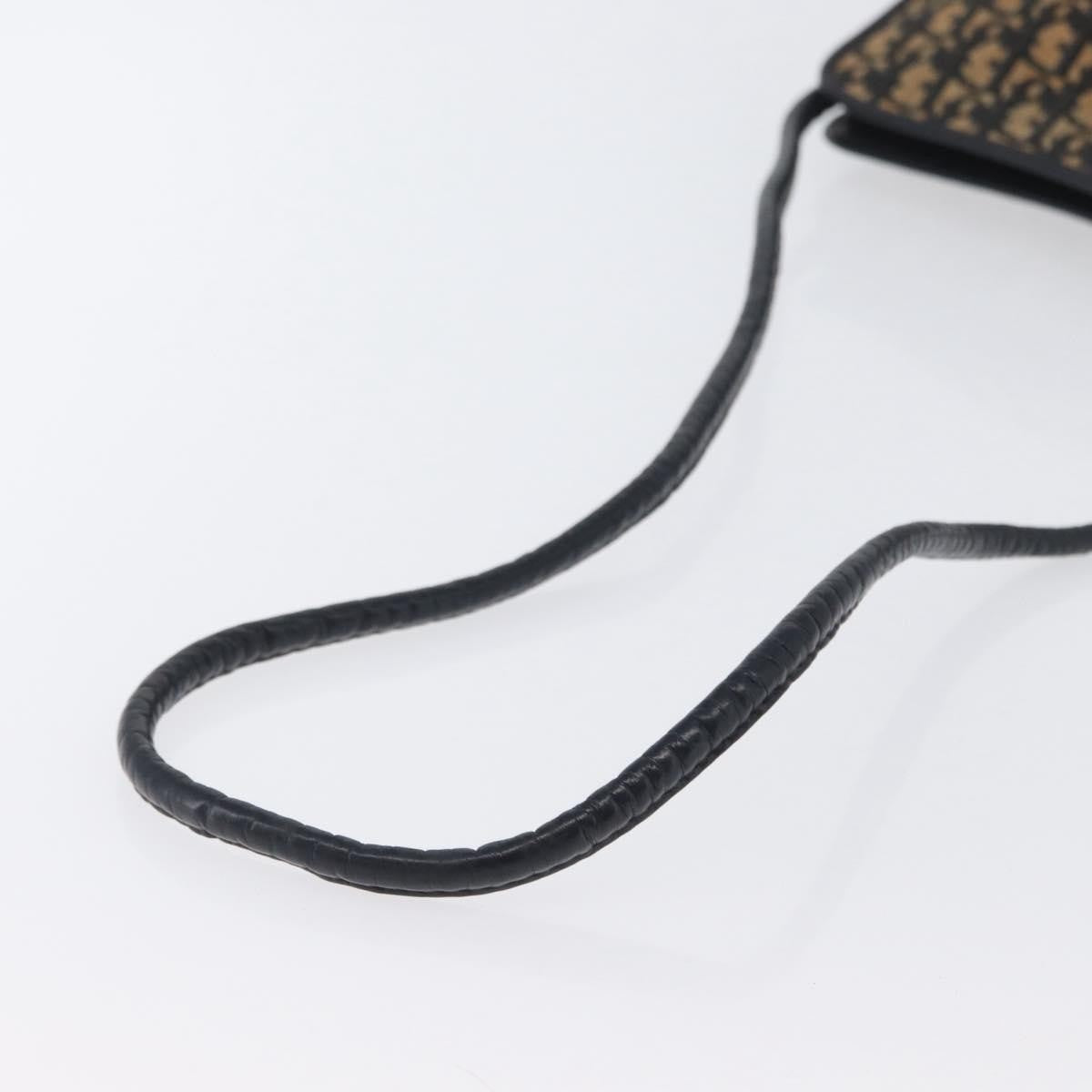 Christian Dior Vintage Trotter Canvas, Navy, Canvas, Shoulder Bag