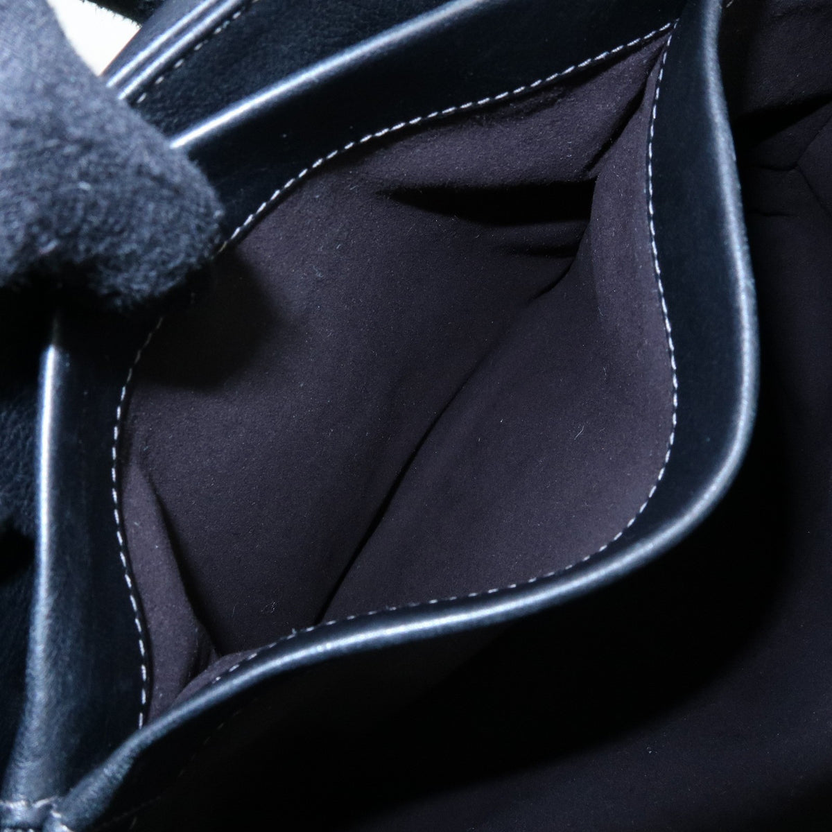 Bvlgari Tote Leather, Black, Leather, Tote Bag
