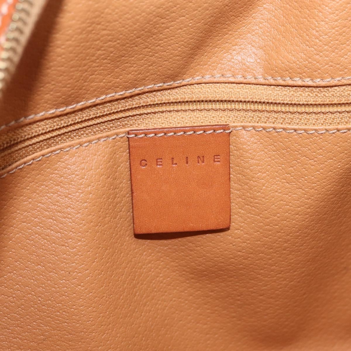 Celine Vintage Handbag Toile Céline, Brown, Canvas, Handbag