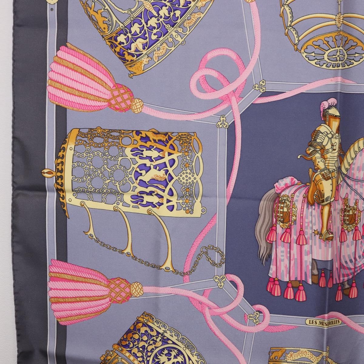 Hermes Carré 90 Silk multicolor, Blue, Silk, Scarf