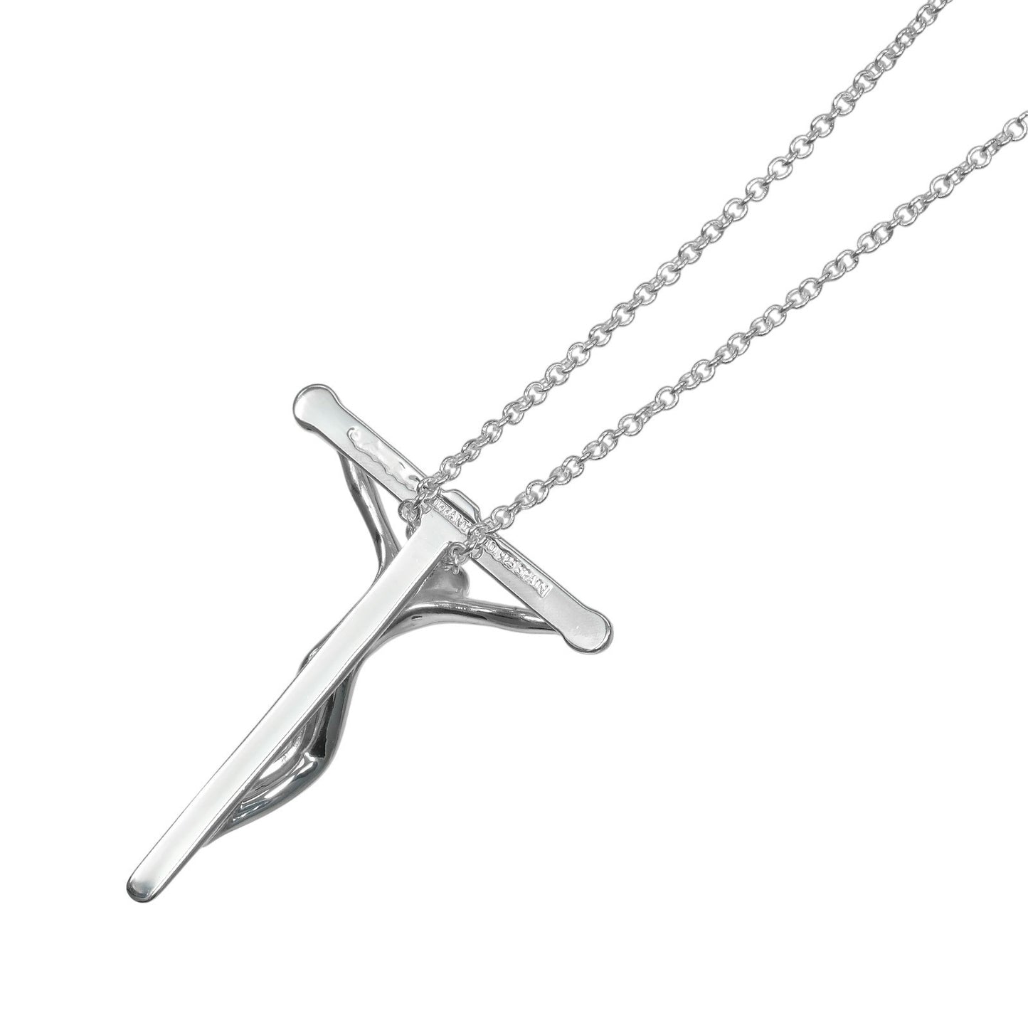 Tiffany & Co. Cross Pendant Silver, Silver, Silver, Necklace