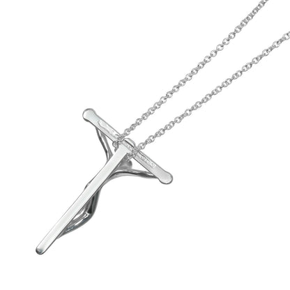 Tiffany & Co. Cross Pendant Silver, Silver, Silver, Necklace