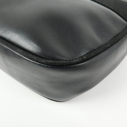 Salvatore Ferragamo Vara Bow Camera Leather, Black, Leather, Shoulder Bag