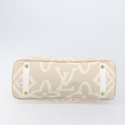 Louis Vuitton Tahitienne Cabas Canvas, Beige, Canvas, Tote Bag