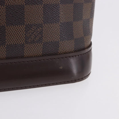 Louis Vuitton Alma Damier, Brown, Canvas, Handbag