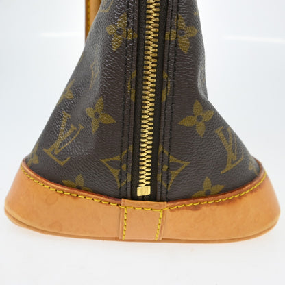 Louis Vuitton Alma Monogram Canvas, Brown, Canvas, Handbag