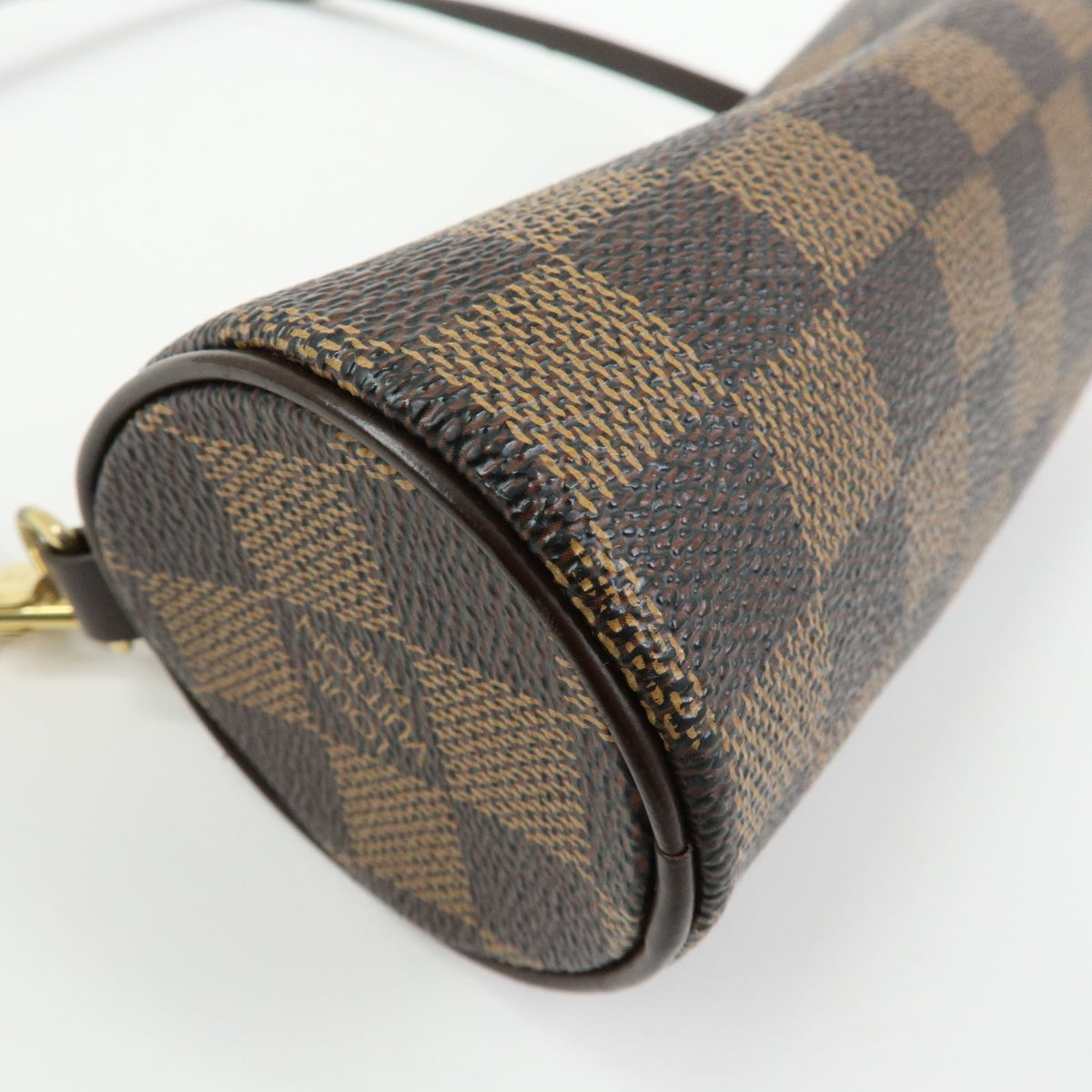 Louis Vuitton Papillon Pochette Damier, Brown, Canvas, Clutch