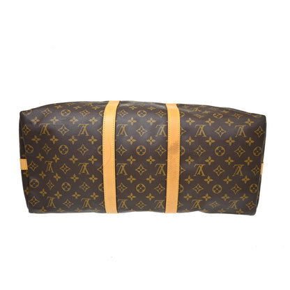 Louis Vuitton Keepall Bandouliere Monogram Canvas, Brown, Canvas, Travel Bag