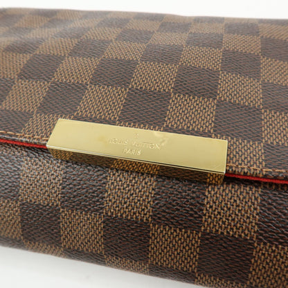 Louis Vuitton Favorite Damier, Brown, Canvas, Handbag