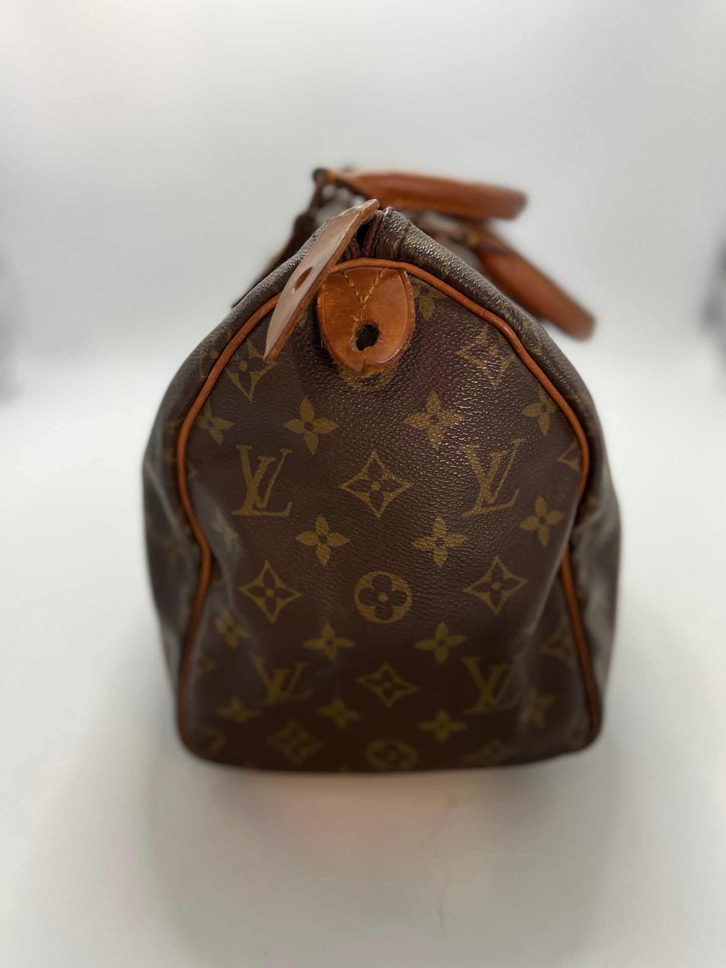 Louis Vuitton Speedy Monogram Canvas, Brown, Canvas, Handbag