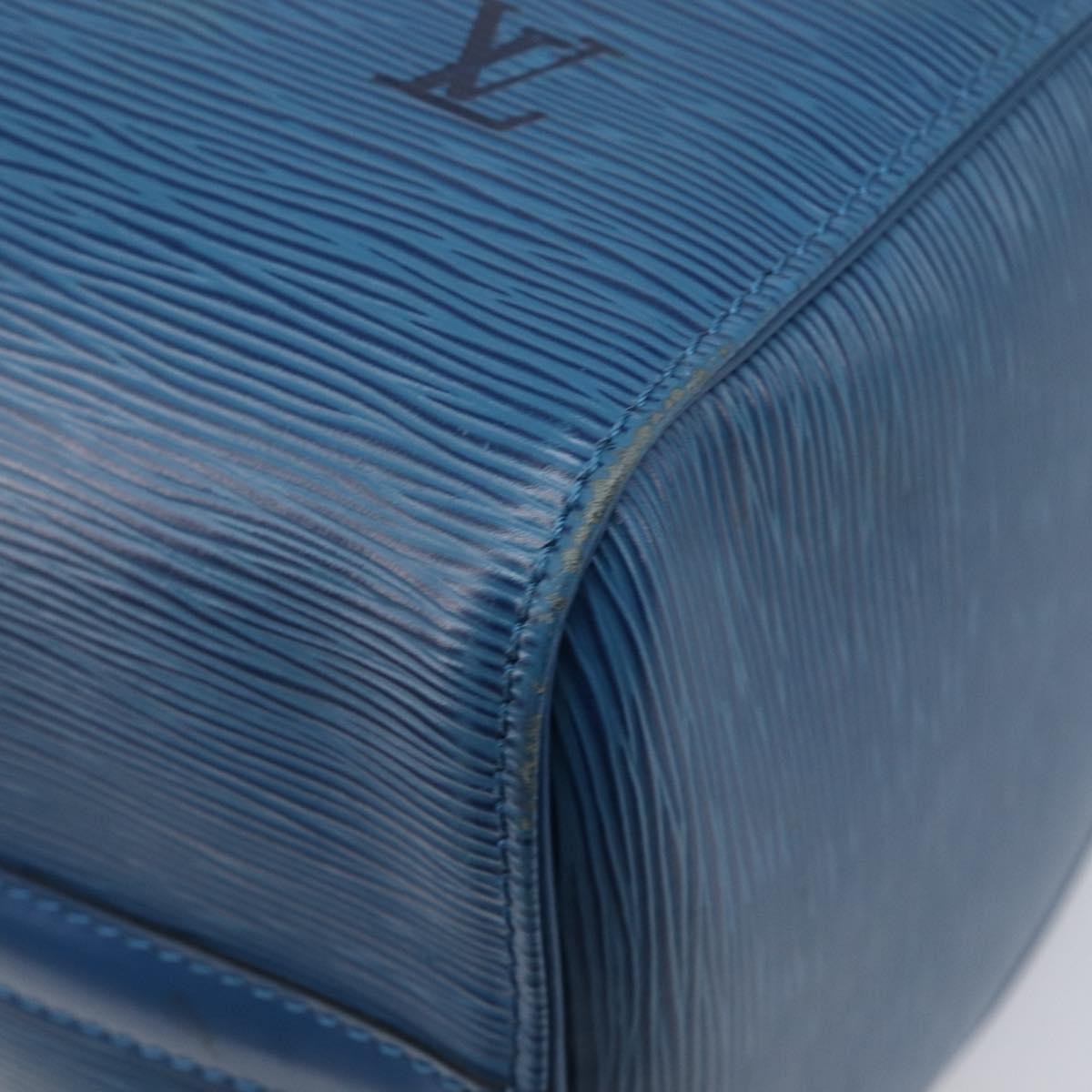 Louis Vuitton Speedy Epi Leather, Blue, Leather, Handbag