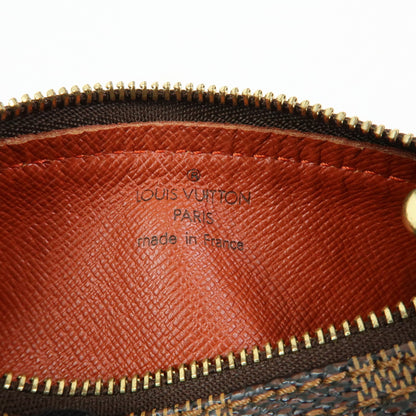 Louis Vuitton Papillon Pochette Damier, Brown, Canvas, Clutch