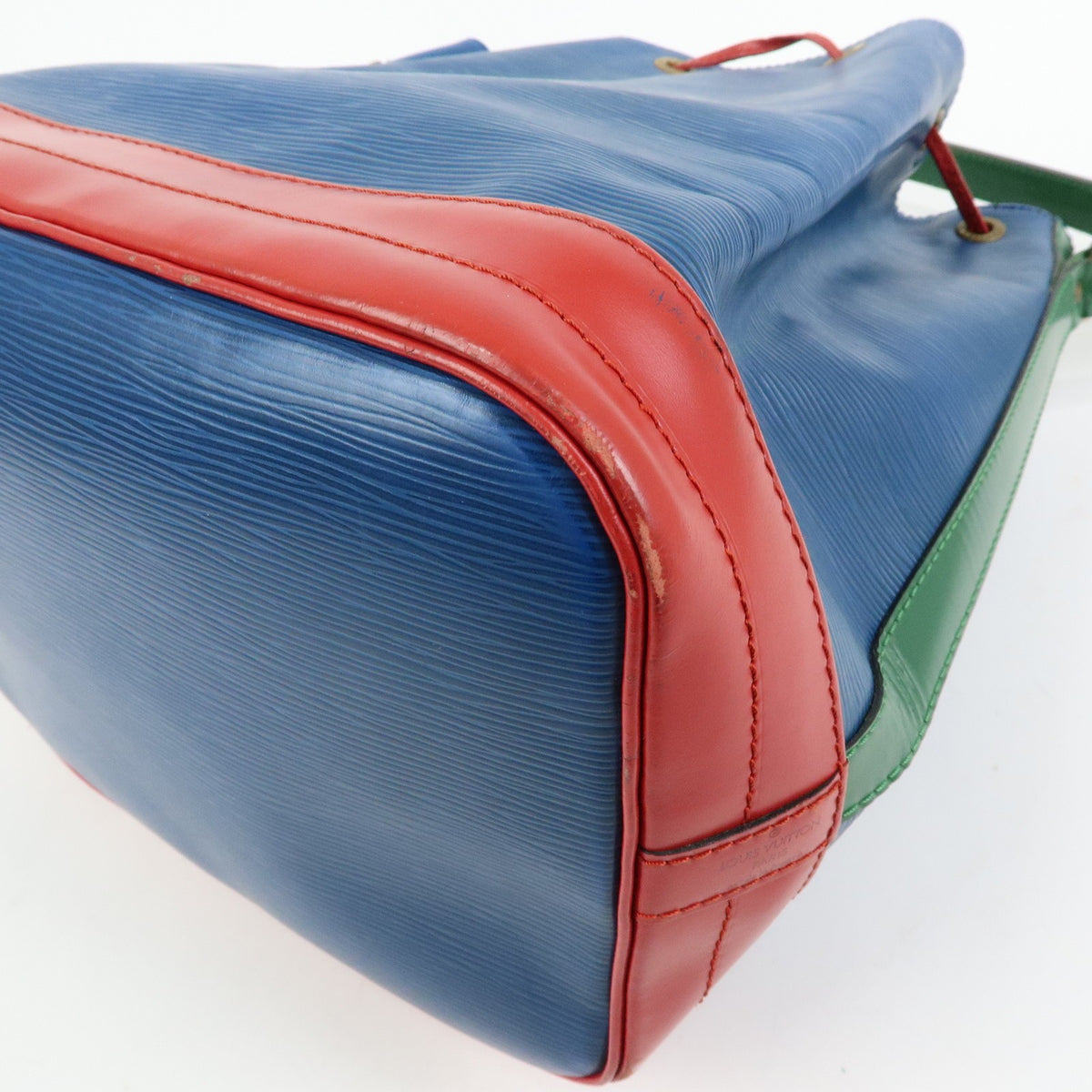 Louis Vuitton Tricolor Noe Epi Leather, Blue, Leather, Handbag