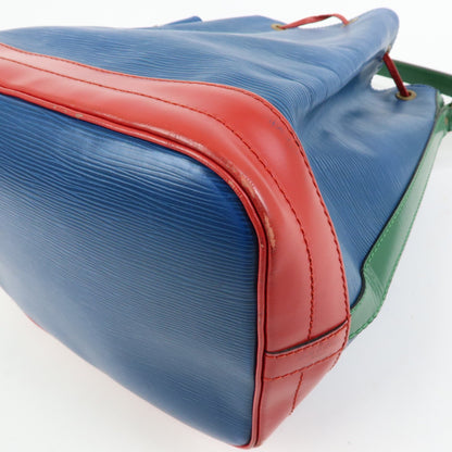 Louis Vuitton Tricolor Noe Epi Leather, Blue, Leather, Handbag