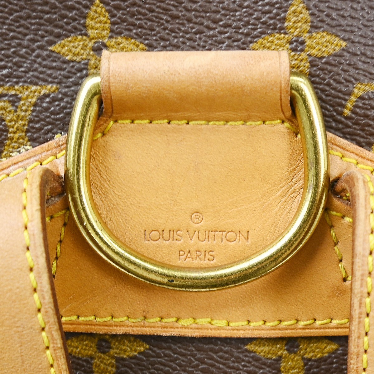 Louis Vuitton Vintage Montsouris Monogram Canvas, Brown, Canvas, Backpack