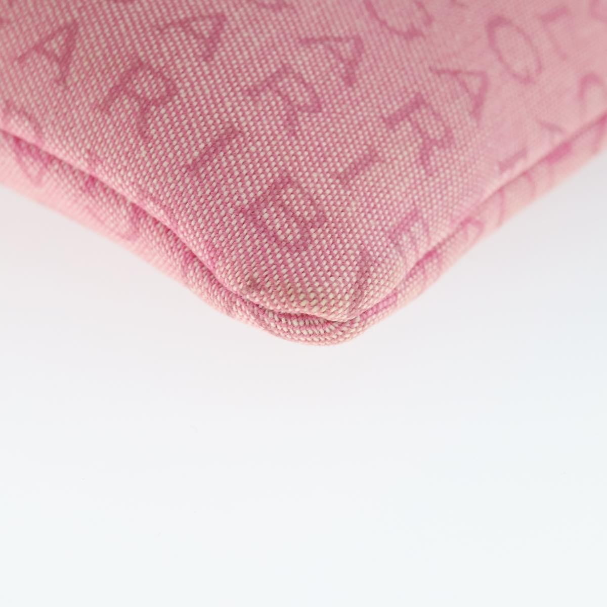 Bvlgari Logomania Canvas with Leather, Pink, Canvas, Shoulder Bag