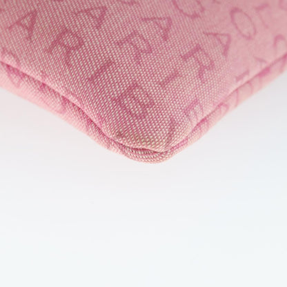 Bvlgari Logomania Canvas with Leather, Pink, Canvas, Shoulder Bag