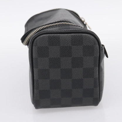 Louis Vuitton Trousse Toilette Damier Canvas, Black, Canvas, Clutch