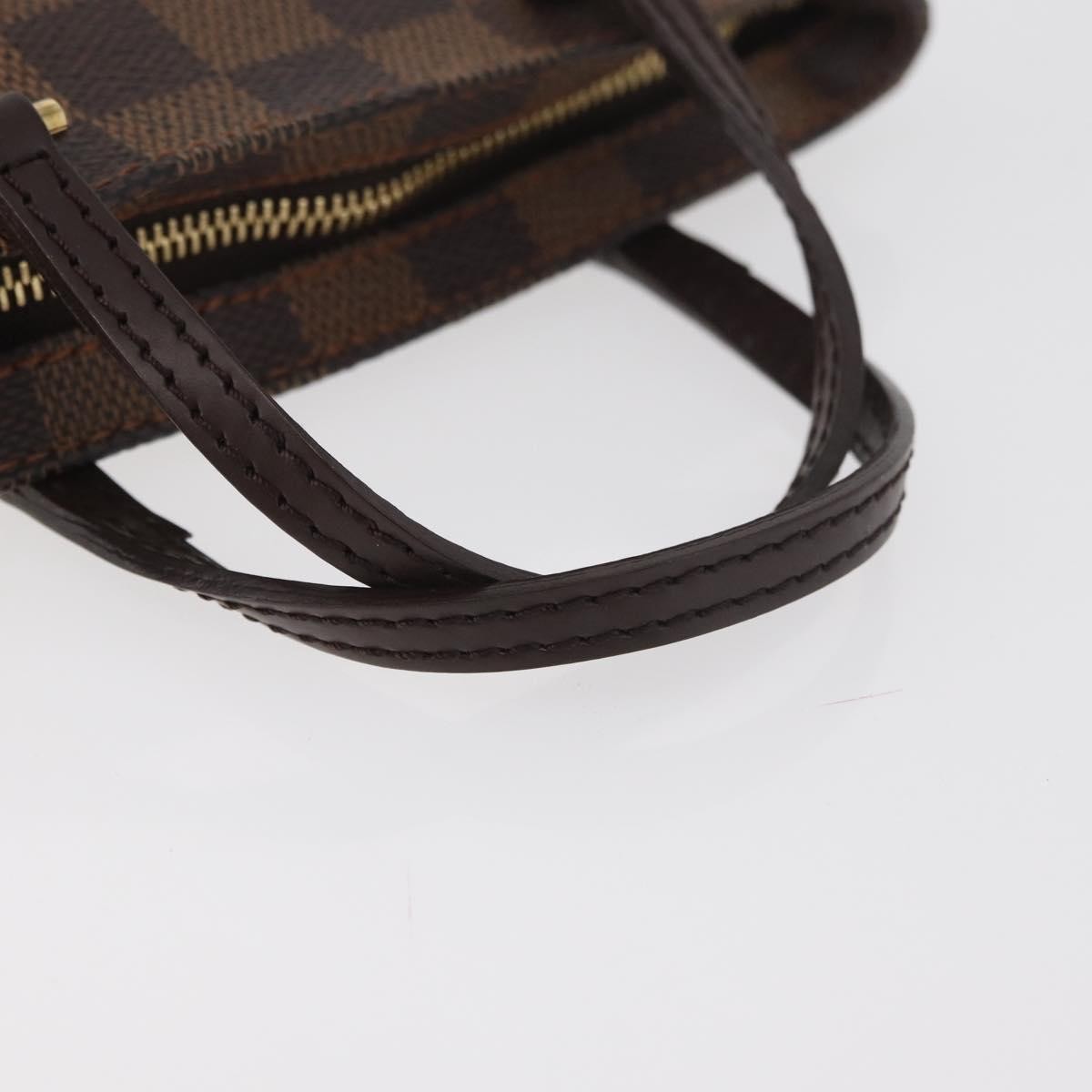 Louis Vuitton Manosque Pochette Damier, Brown, Canvas, Clutch