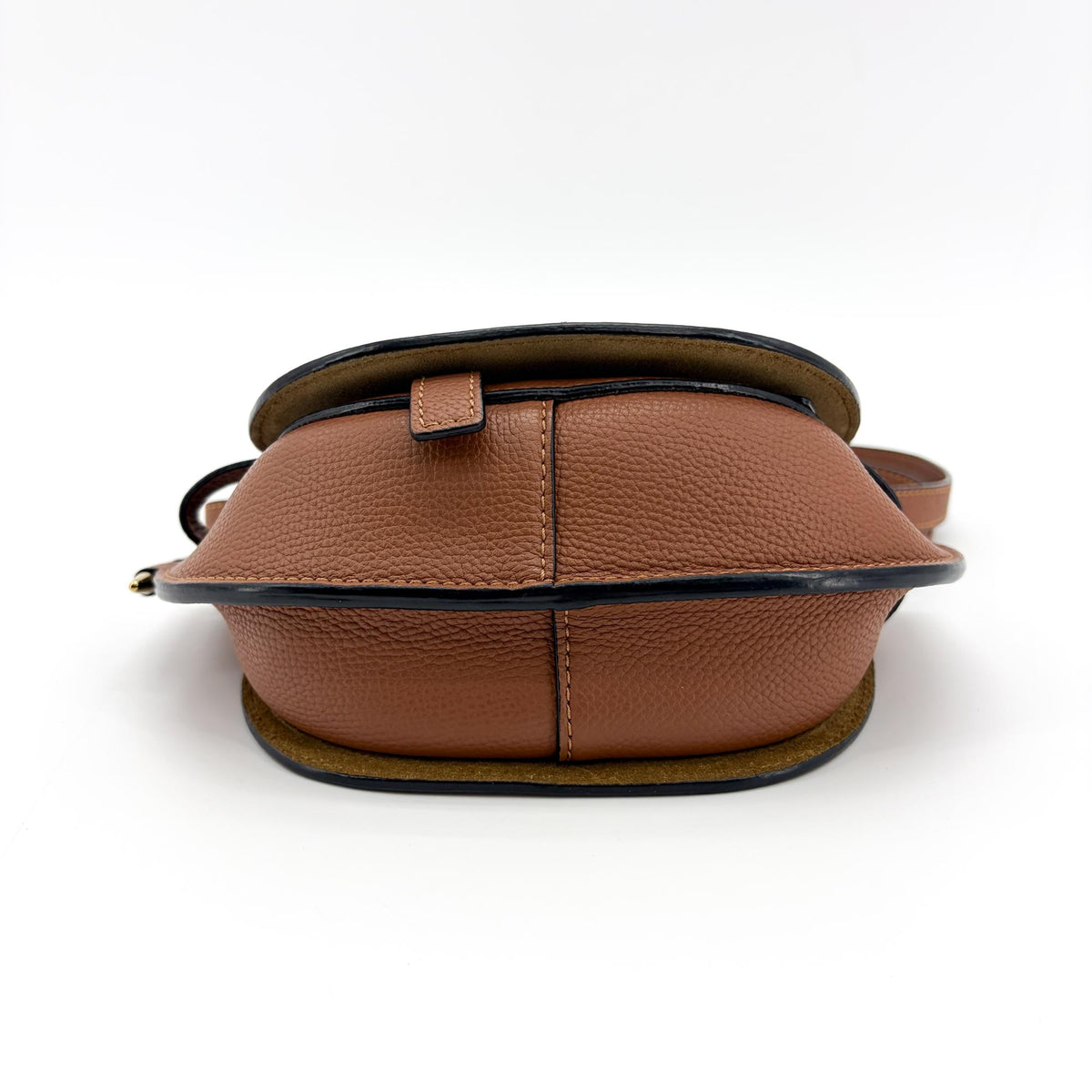 Loewe Gate Leather, Brown, Leather, Shoulder Bag