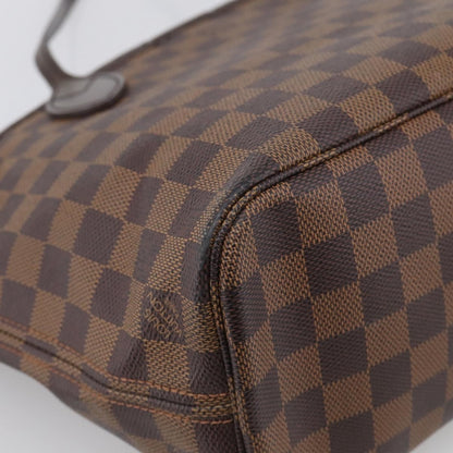 Louis Vuitton Neverfull Damier, Brown, Canvas, Tote Bag